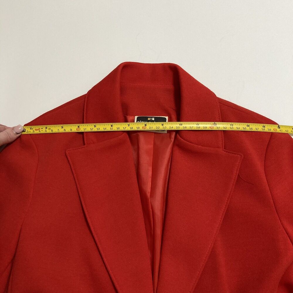 $5 SALE MUST GO Vintage 70s Alex Coleman Sportswear Red Blazer Jacket Size S - Picture 9 of 12